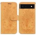 thumbnail image 1 of SaniMore for Google Pixel 7 6.3" Magnetic Wallet Case, PU Leather Case with Card Slot Kickstand & Wrist Strap Shockproof Protective Case for Google Pixel 7 Women Men, Yellow, 1 of 8