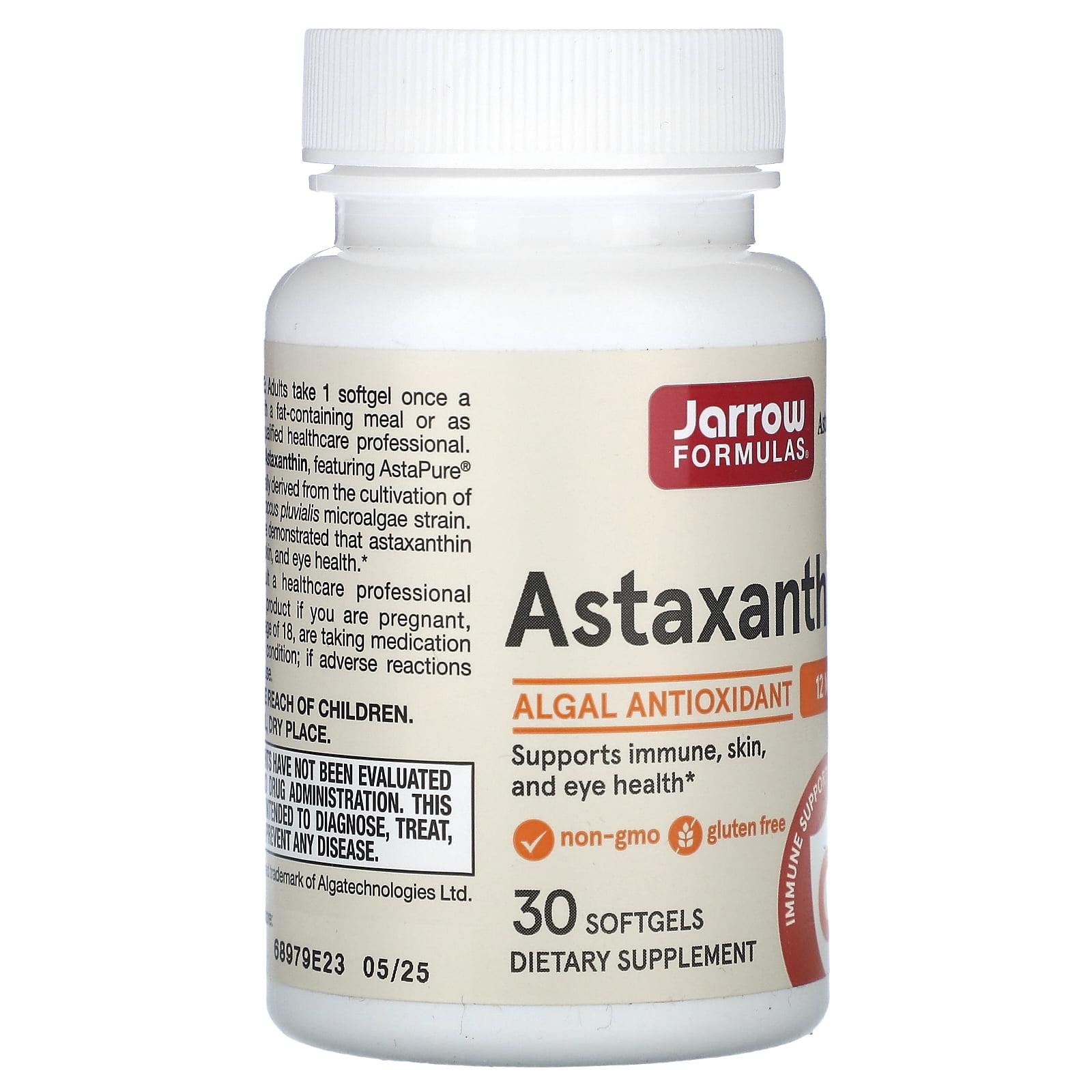 Jarrow Formulas Astaxanthin, 12 mg, 30 Softgels