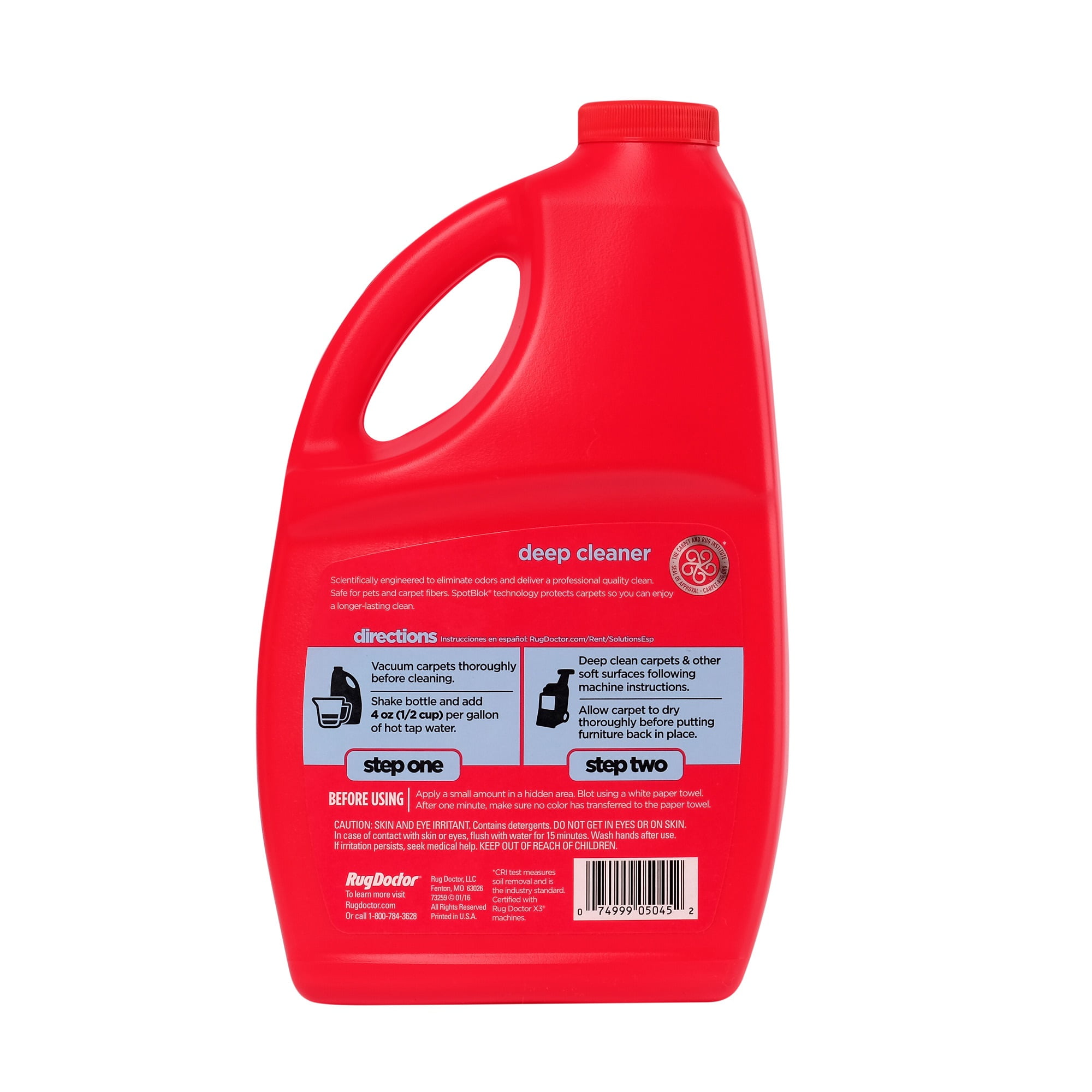 Rug Doctor Non Toxic Oxy Deep Cleaner Solution Professional Quality Rug Doctor Non Toxic Oxy Deep Cleaner Solution Professional Quality Cleaning Formula Lifts Stubborn Spots Removes Unsightly Stains And Eliminates