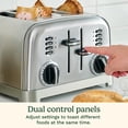 thumbnail image 4 of Cuisinart CPT-180 Tostador de Metal para 4 Panes, Stainless Steel, 4 of 7