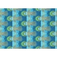 thumbnail image 1 of Ahgly Company Machine Washable Indoor Rectangle Transitional Glacial Blue Ice Blue Area Rugs, 2' x 5', 1 of 7