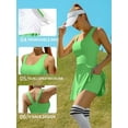 thumbnail image 3 of Charmo Womens Scallped Trim Tennise Dress Workout Athletic Golf Dresses with Shorts and Pockets, 3 of 7