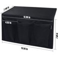 thumbnail image 2 of xianlin-Bedside Caddy Dorm Bedside Organizer with Pockets Under Mattress Bed Caddy Bedside Table Caddy Hanging Organizer Bedside Storage Loft Bed Storage Caddy for Phone Magazine Remove Coffee Table, 2 of 4
