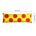 thumbnail image 6 of Polka Dot Body Pillow Cover - Soft & Breathable Fabric, Hidden Zipper, 20"x54", Retro Dot Pattern - Perfect Gift for Side Sleepers, Vintage Decor & Pregnancy Support, 6 of 7