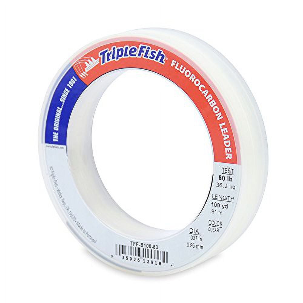 TRIPLEFISH Triple Fish Fluorocarbon Leader 80#