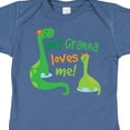thumbnail image 4 of Inktastic My Granna Loves Me Grandson Boys Baby Bodysuit, 4 of 5