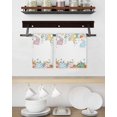 thumbnail image 3 of Easter Bunny Kitchen Dish Towels for Drying Dishes Set of 2, Eucalyptus Leaves Spring Easter Eggs Country Waffle Weave Microfiber Hand Tea Bathroom Towels Quick Dry & Absorbent Towel 15.7x23.6, 3 of 7
