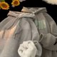 thumbnail image 2 of Sudadera con capucha gruesa y forro polar de estilo americano, holgada y a la moda, para hombre, estilo informal, para otoño e invierno, 2 of 4