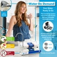 thumbnail image 2 of Countertop Reverse Osmosis Water Filtration System – 4 Stage RO Water Filter with Faucet – Simple Set Up Faucet Filter – Express Water, 2 of 2