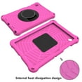 thumbnail image 3 of Dteck Case for Samsung Galaxy Tab A8 10.5 Inch (2022), SM-X200/X205/X207 with 360 Degree Rotating Kickstand Shoulder Strap Heavy Duty Protective Rugged Case Cover, Rose, 3 of 7