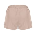 thumbnail image 6 of RYRJJ Women's 2 in 1 Running Shorts for Gym Yoga Workout Athletic Liner Shorts High-Waisted Shorts with Pockets(Khaki,XL), 6 of 8