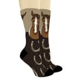 thumbnail image 2 of ThisWear Horse Lover Gifts for Equestrians Horse Riding Socks Horse Accessories 1-Pair Novelty Crew Socks, 2 of 5