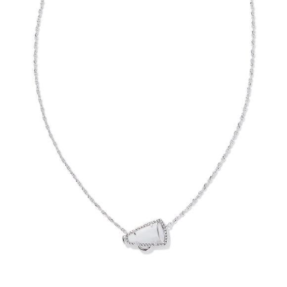 Colgante corto Kendra Scott Cheer chapado en rodio