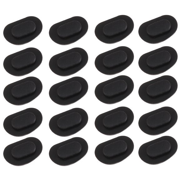 Phenofice 40Ud Almohadillas Para Gafas Reparación Negro Antideslizante Y Transpirable
