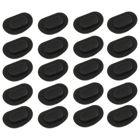 

40pcs Eyeglass Nose Pads Anti-Slip Black Glasses Nose Pads Cushion Repair Kit