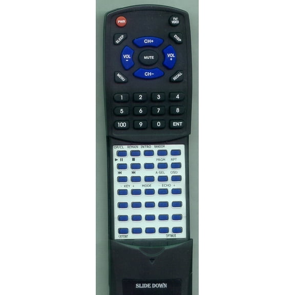 Replacement Remote for OPTIMUS 12070397, RT12070397, 321163