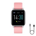 thumbnail image 3 of Reloj inteligente Heartrate Presión arterial Oxígeno Reloj de pulsera Temperatura corporal Control táctil Reloj impermeable, rosa Inevent EL001549-01B, 3 of 7