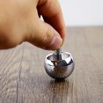 thumbnail image 4 of Metal Spinning Top Fun Novelty Mushroom Head Design Flip over Top Spinner Top, 4 of 10