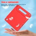 thumbnail image 5 of AVAWO Kids Case for New iPad (A16) 11th Generation 11 Inch 2025 & iPad 10th Generation 10.9" 2022 with Built-in Screen Protector Durable Shockproof Lightweight Handle Cover, Red, 5 of 10