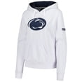 thumbnail image 2 of Women's White Penn State Nittany Lions Team Big Logo Pullover Hoodie, 2 of 4