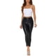 thumbnail image 2 of INSPIRAR CHIC Top Cami Corto de Terciopelo con Lentejuelas y Tirantes Espagueti para Mujeres, Fiesta de Navidad, Color Blanco, Talla XL, 2 of 6