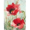 thumbnail image 2 of Johannesson, Karin 11x14 White Modern Wood Framed Museum Art Print Titled - Field Poppies 1, 2 of 4