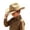 hat 45#Beige, variant on Cowboy Hats for Kids Vintage Wide Brim Felt Solid Color Cowgirl with Belt Buckle for Boys and Girls Trendy Summer Outdoor