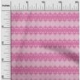 thumbnail image 1 of oneOone Cotton Poplin Fabric Floral & Chevron Block Printed Fabric 1 Yard 42 Inch Wide, 1 of 4