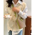 thumbnail image 2 of Kukuzhu Mini Straw Shoulder Bag Women Trendy Summer Woven Travel Beach Bucket Tote Bag, 2 of 5