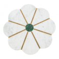 thumbnail image 5 of Mesa Lateral Kessa Muebles Scallop Oro Blanco, 5 of 5