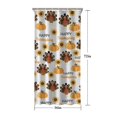 thumbnail image 4 of Happy Thanksgiving Turkey Fall Pumpkin Shower Curtain 36"x72" ,Bathroom Decorative Shower Curtains Set with 12 Hooks,Modern Waterproof Washable Shower Curtain, 4 of 4