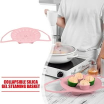 VerPetridure 1Pack Vegetable Steamer Basket BPA Free Silicone Great For Instant