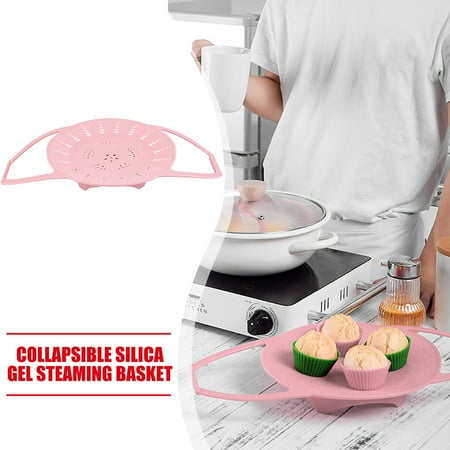 

Nomeni Kitchen Gadgets 1Pack Vegetable Steamer Basket Bpa Free Silicone Great for Instant
