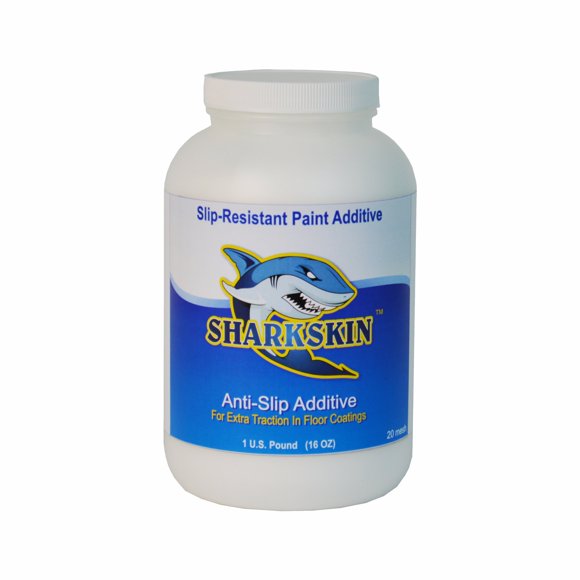 Shark Skin Additif de Peinture Antidérapant Ajoute de l'Adhérence aux Revêtements de Plancher - 1 Lb Sharkskin pour Peinture de 5 Gallons