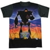 Iron Giant 1999 Animated Action Adventure Movie Poster Adult Black Back T-Shirt
