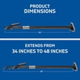 thumbnail image 3 of Super Heavy Duty Metal Door Stoppers Bar with 3000+lbs Strength Adjustable Door Security Bar for Home Security Residential, Commercial Use Protect Against Forced Entry. Strong Door Jammer, 3 of 3