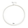 thumbnail image 4 of Yoursfs Small Pearl Choker Necklace for Women White  Single Strand Pearl Beaded Necklace Strand Jewelry Gifts 17.7” + 2” Extender, 4 of 5
