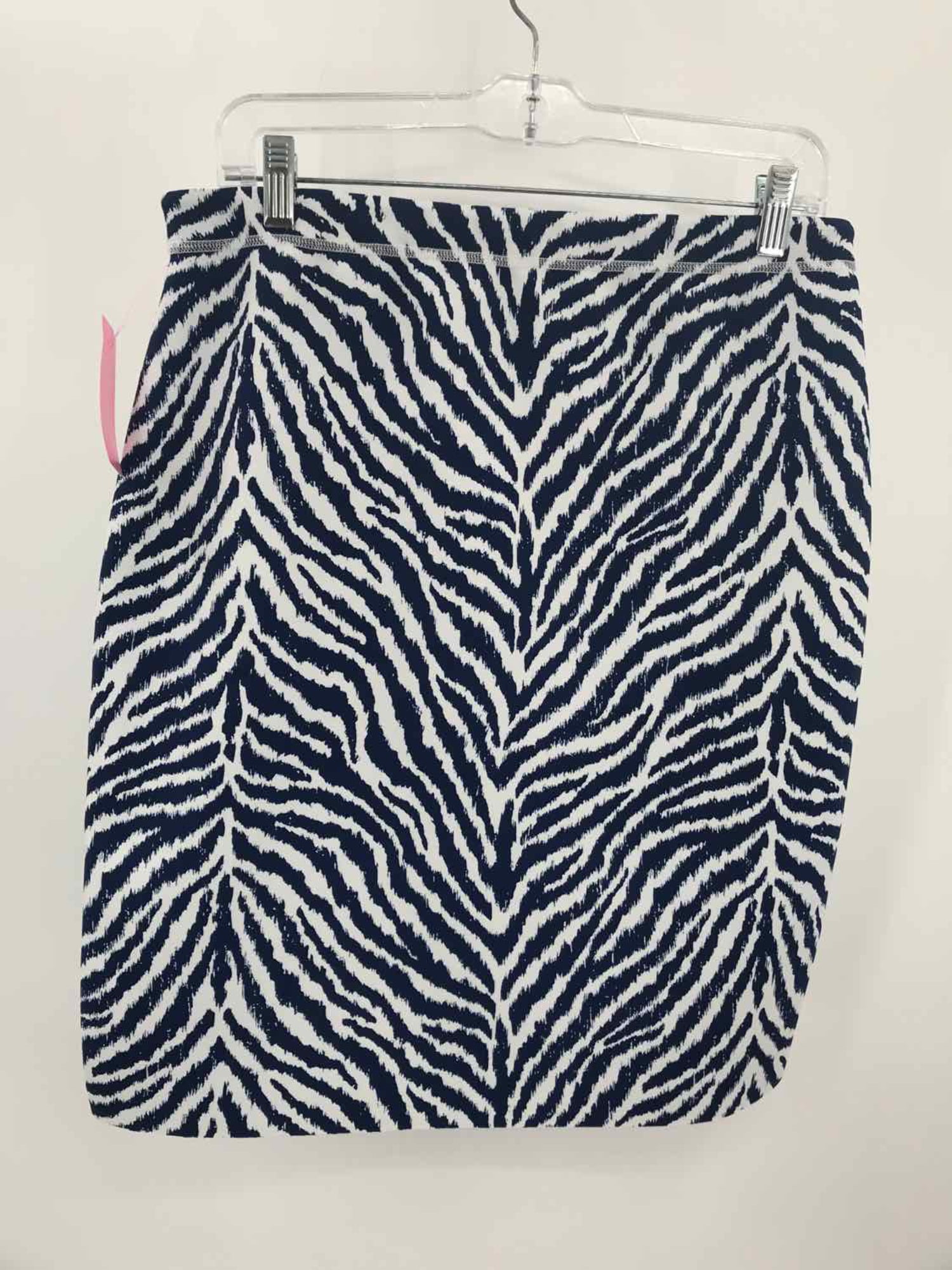 zebra print a line skirt