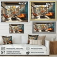 thumbnail image 4 of Designart "Organic Opulence in Orange Mid Century" Architecture Wall Art Print, 4 of 5