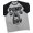 T-Shirt Heather Grey, variant on GYMISH RAGLAN Pump Day Workout Gym T-Shirt – Funny Gym Shirt for Men, Men's Workout Tee, Fitness & Bodybuilding Gym Apparel