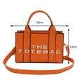 thumbnail image 5 of Bolso Bandolera para Mujer Letras en Bolsos Mano A La Satchel () Naranja, 5 of 5