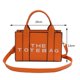 thumbnail image 5 of Bolso Bandolera para Mujer Letras en Bolsos Mano A La Satchel () Naranja, 5 of 5