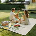 thumbnail image 5 of Fsddascl Farmhouse Lemon Outdoor Rug for Patio/Deck/Porch, Non-Slip Large Area Rug 5 x 8 Ft, Vintage Botanical Leaf Retro Beige Indoor Outdoor Rugs Washable Area Rugs, Reversible Camping Rug Carpet, 5 of 5