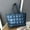 Blue #2, variant on Women's Large Tote Bag | Padded Winter Shoulder Bag | Spacious Nylon Handbag for Shopping, Work & Travel
