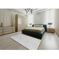 thumbnail image 4 of Ahgly Company Indoor Rectangle Patterned Gunmetal Gray Novelty Area Rugs, 2' x 3', 4 of 6