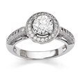 thumbnail image 1 of Sterling Silver & CZ Brilliant Embers Ring Size 6, 1 of 3