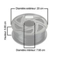 thumbnail image 4 of CloneBox - ABS 3D Printer Filament 1.75mm Prev. +/- 0.05mm 1kg, White, 4 of 4