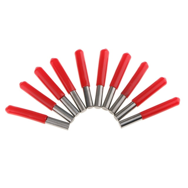 Herramienta de fresado CNC Sharpla 10pc Bit de grabado v-forma 0.4mm 50mm