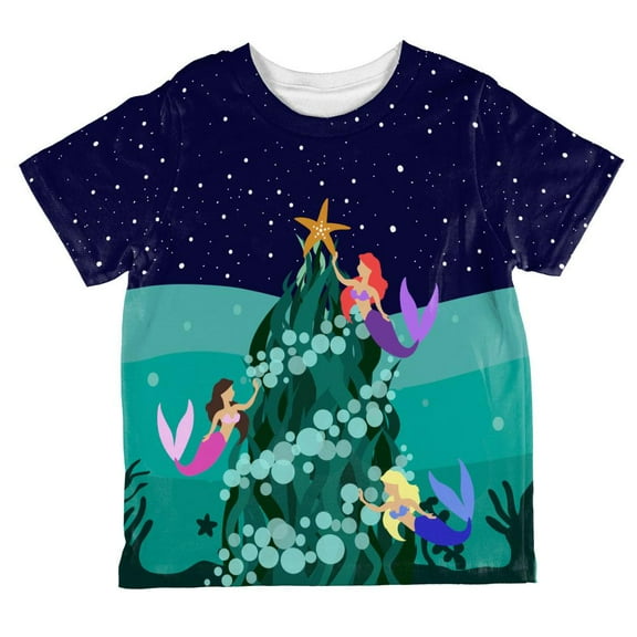 Mermaid Tree All Over Toddler T Shirt