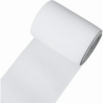 5M 4 Inch White Elastic Band Spool Heavy Stretch High Elasticity Knit Strap Wide Flat Braid Sewing Elastic Bands Bundle for Sewing Making Crafts Waistband Pants Sportswear Skirts Underwear